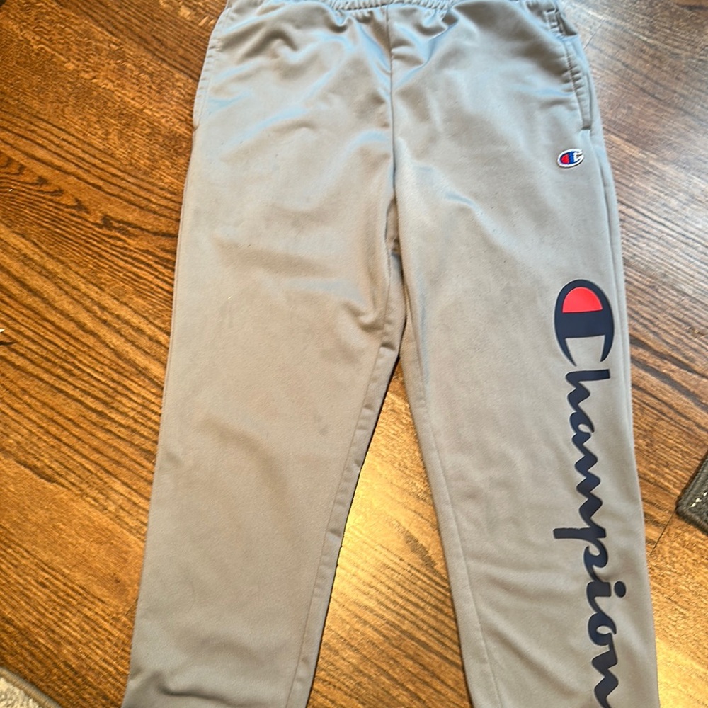 Boys Champion joggers size L large
